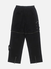 Pantalon ample à fermeture éclair