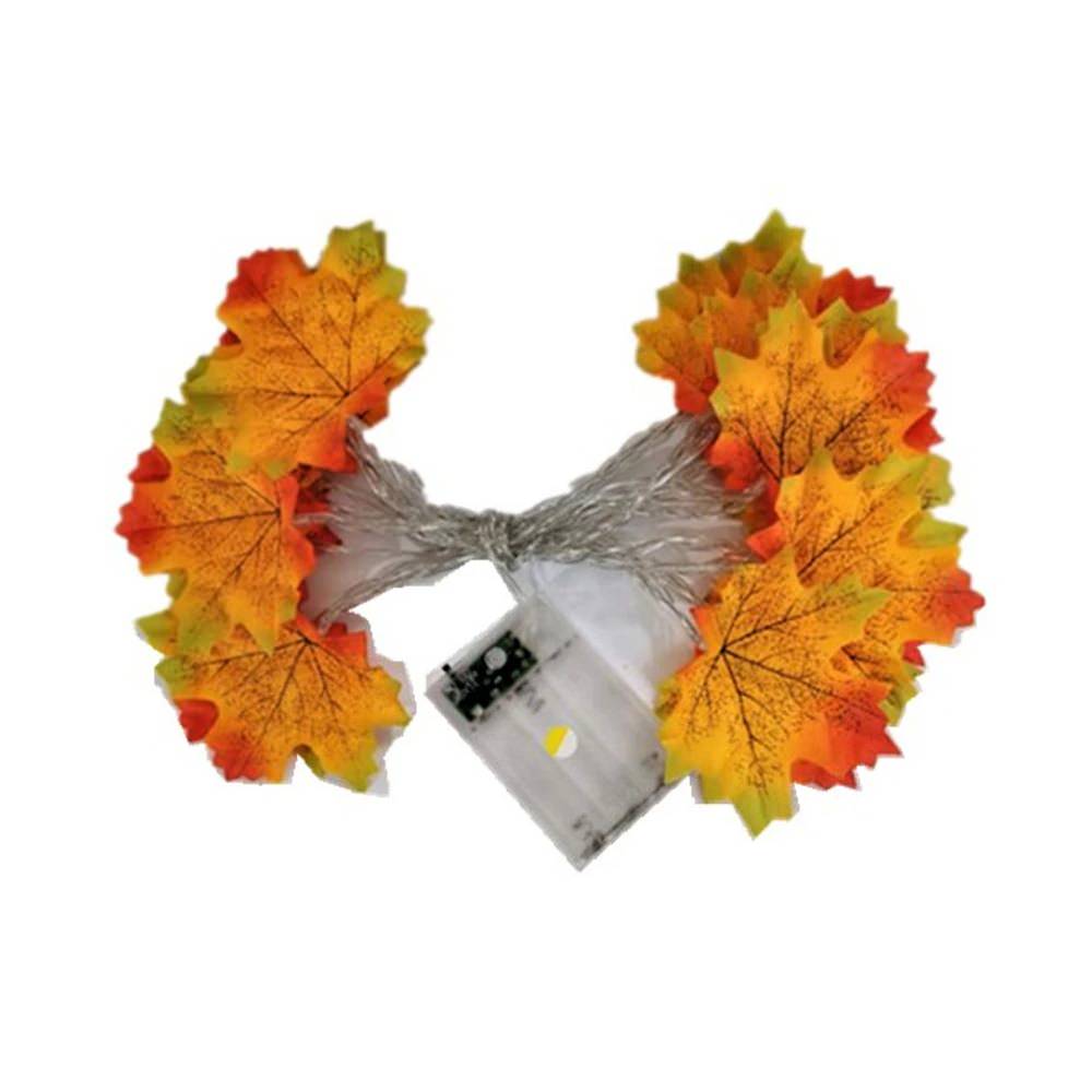 Maple Leaves Fall String Lights