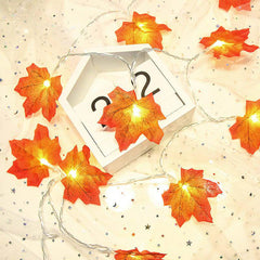 Maple Leaves Fall String Lights