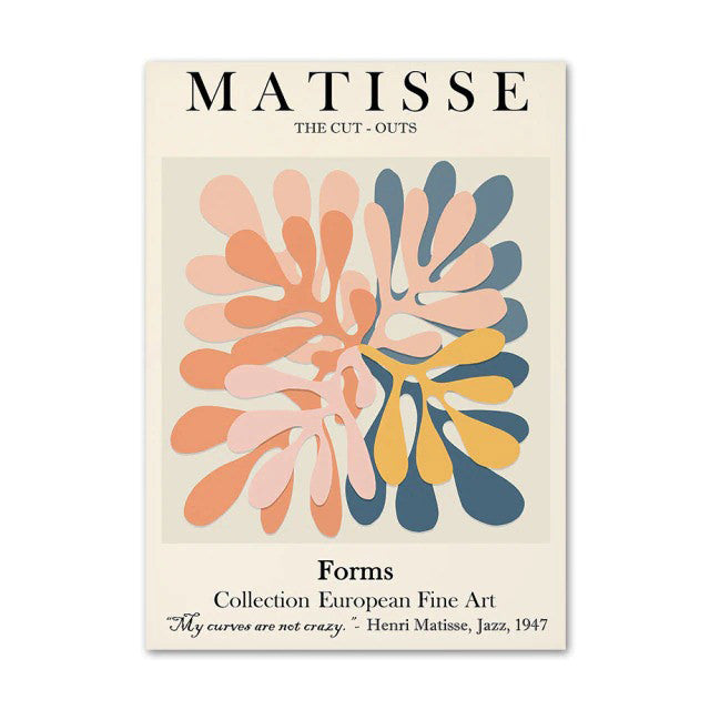 Matisse Outline Canvas Posters