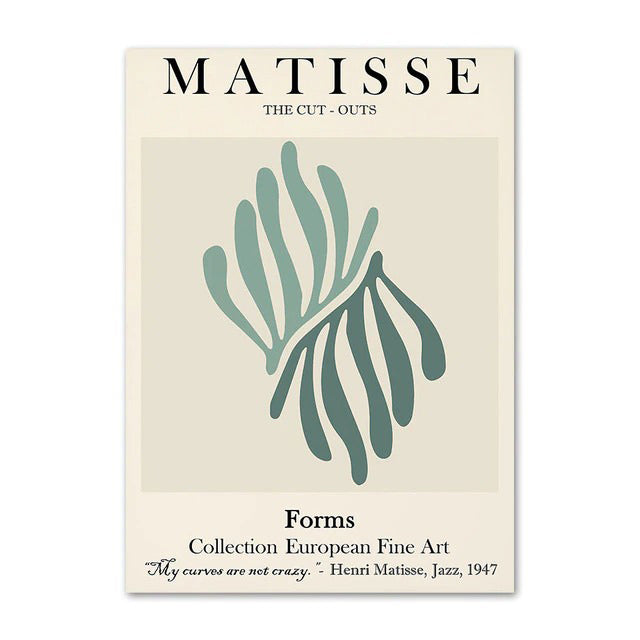 Matisse Outline Canvas Posters