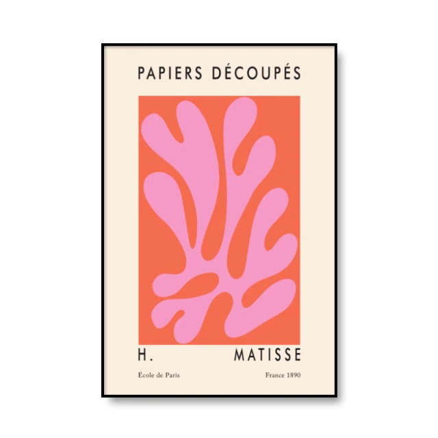 Matisse Cut Outs Canvas Posters