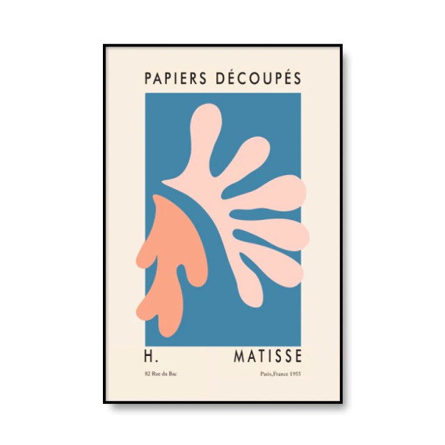 Matisse Cut Outs Canvas Posters