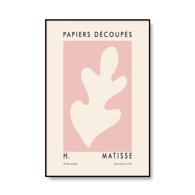 Matisse Cut Outs Canvas Posters