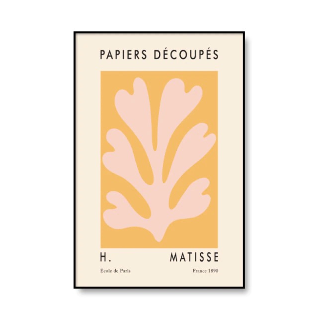 Matisse Cut Outs Canvas Posters