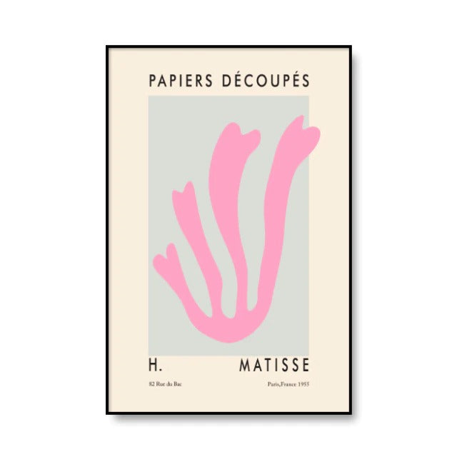 Matisse Cut Outs Canvas Posters