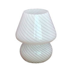 Glass Spiral Striped Lamp