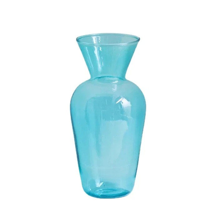 Pastel Gradient Colored Glass Vase