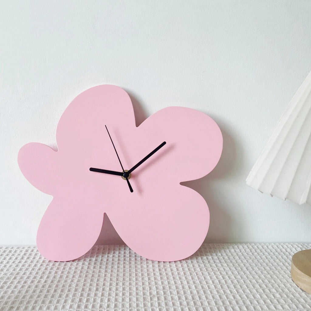 Flower Blob Acrylic Wall Clock