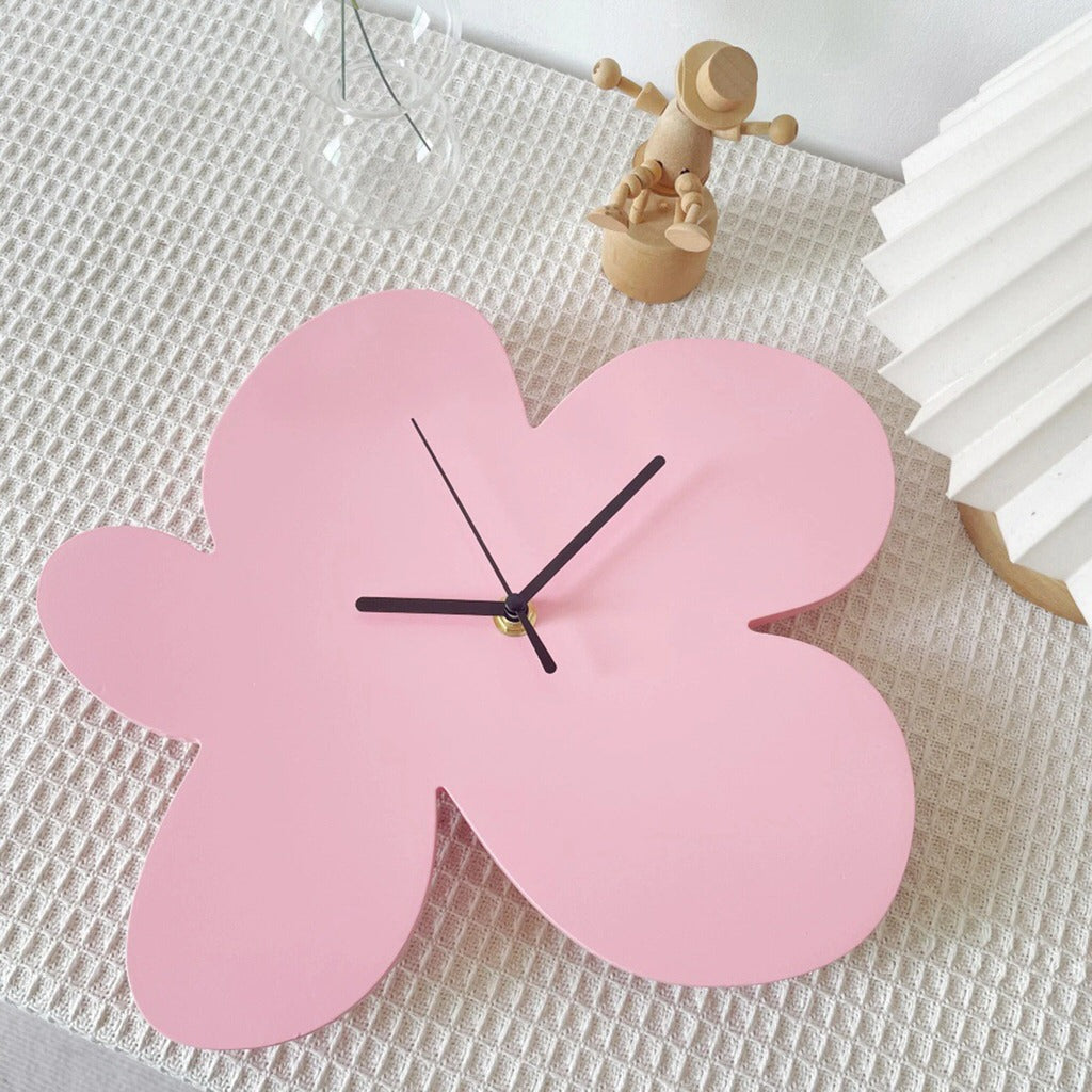 Flower Blob Acrylic Wall Clock