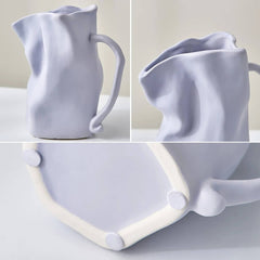 Crumpled Mug Ceramic Vase