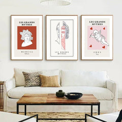 Les Grands Mythes Canvas Posters