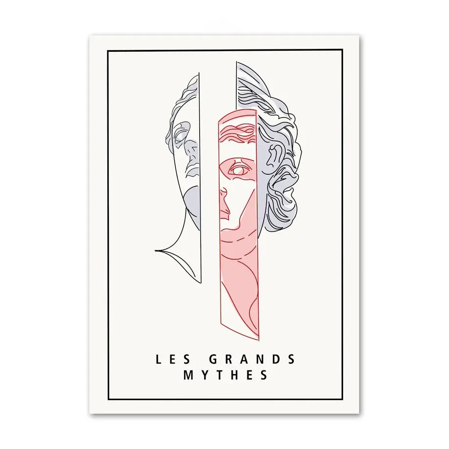 Les Grands Mythes Canvas Posters