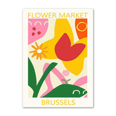 Modern Flower Market Canvas Posters