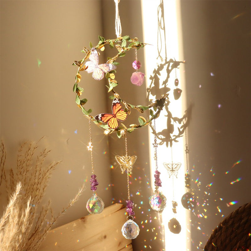 Fairy Butterfly Moon Suncatcher