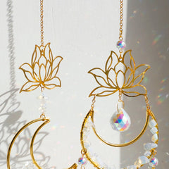 Lotus Moon Suncatcher