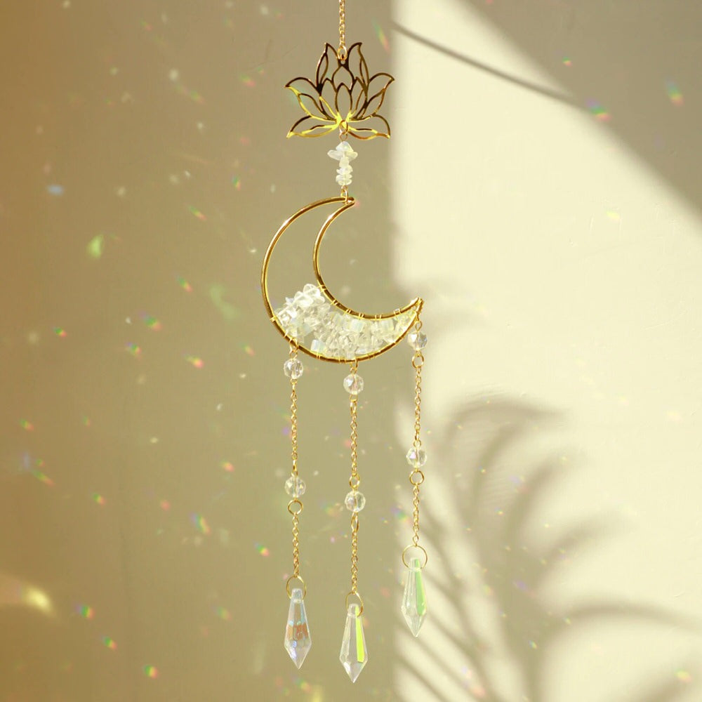 Lotus Moon Suncatcher