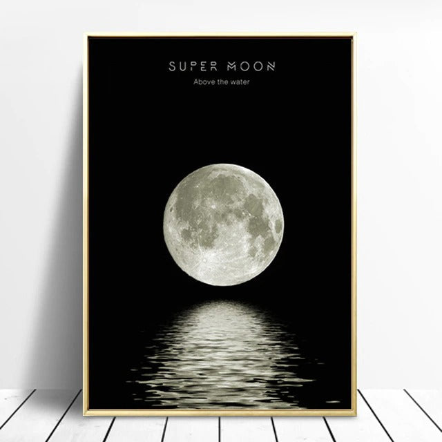 Moon Phases Canvas Posters