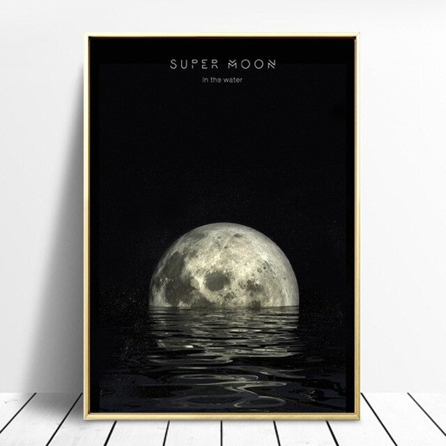 Moon Phases Canvas Posters