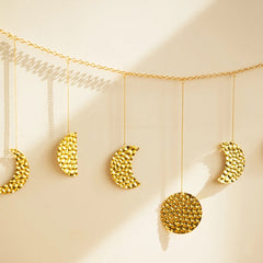 Forged Gold Moon Phases Wall Decor