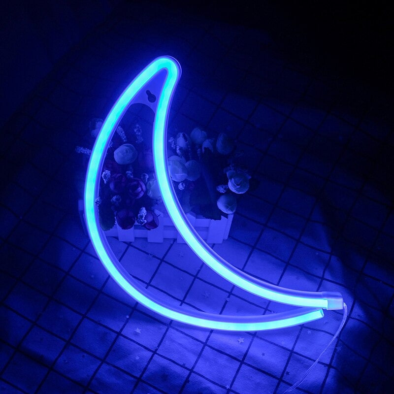 Moon Neon Sign