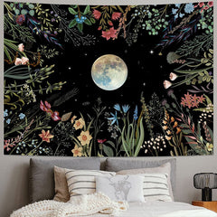 Moonlit Garden Tapestry