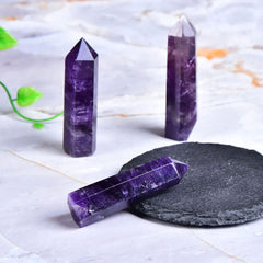 Natural Amethyst Crystal Tower