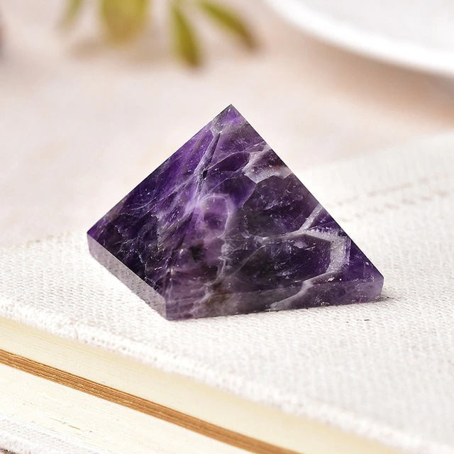 Natural Crystal Pyramid