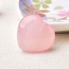 Rose Quartz Crystal Heart