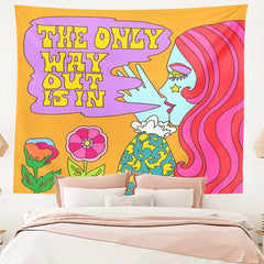 The Only Way Out Tapestry