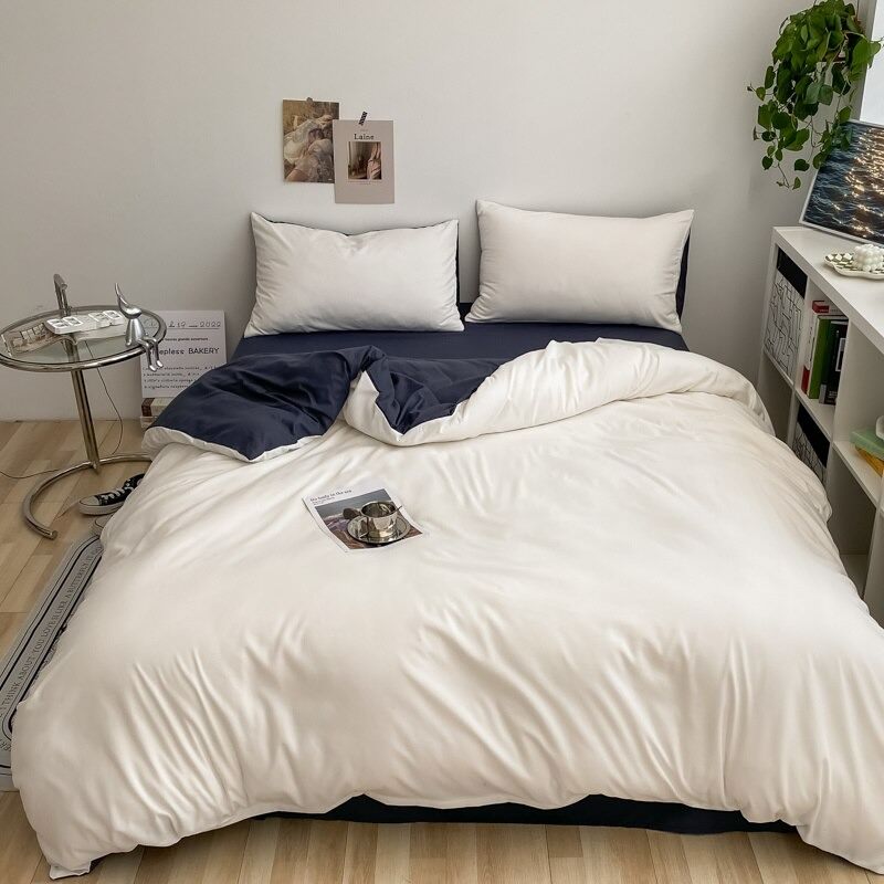 Dusty Shades Plain Bedding Set