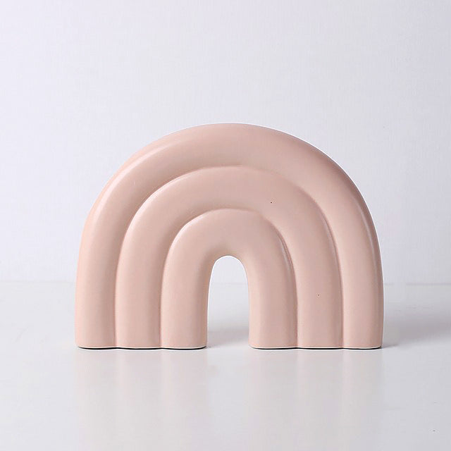 Pastel U Shape Ceramic Vase