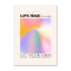 Pale Gradients and Quotes Canvas Posters