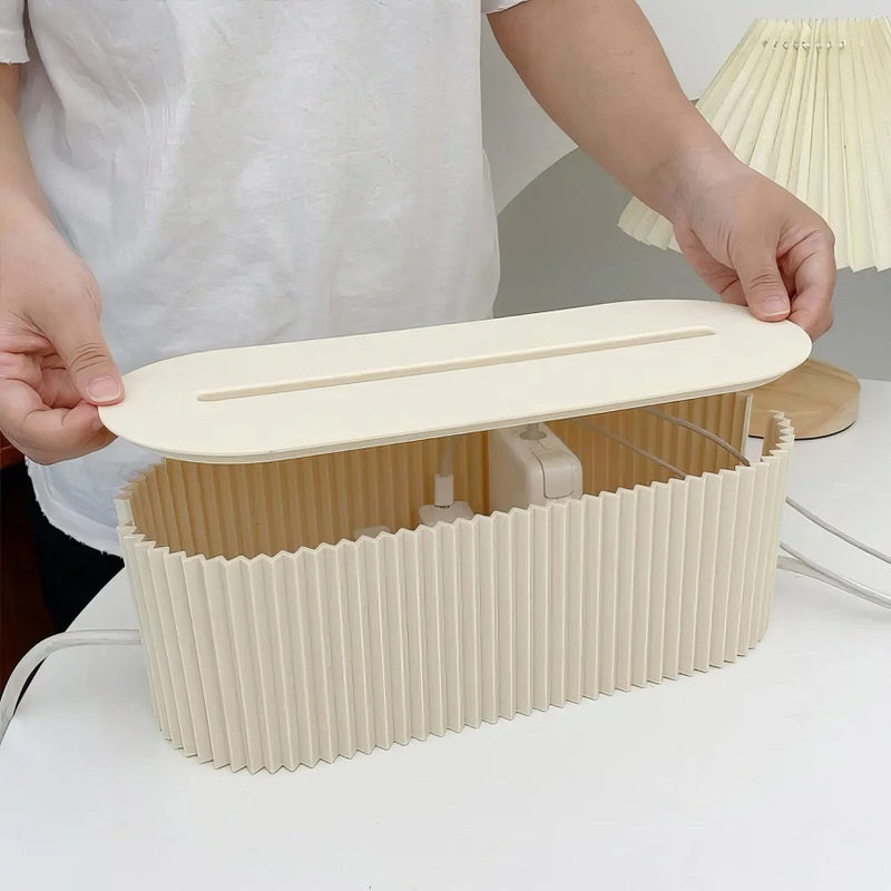 Pleated Extension Board Wire Organizer