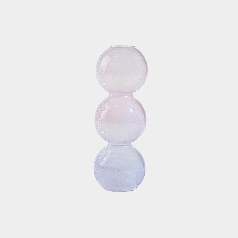 Pastel Glass Bubble Vase