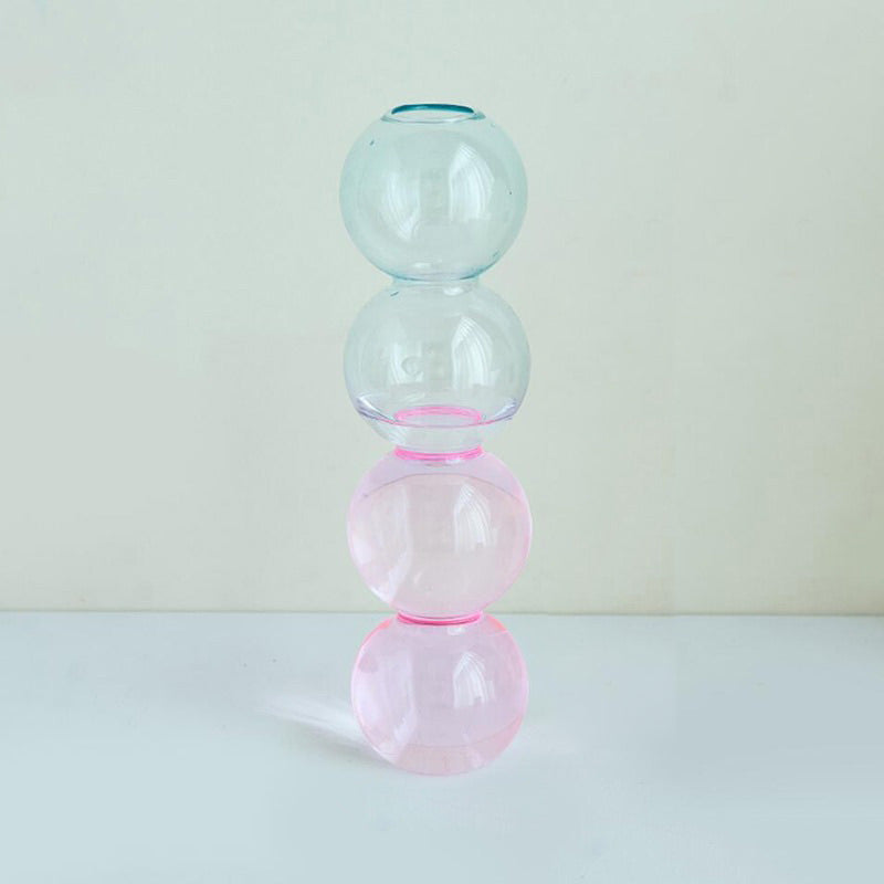 Pastel Glass Bubble Vase