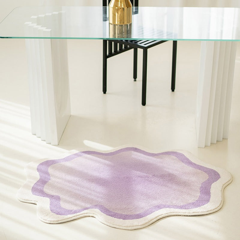 Pastel Blob Irregular Accent Rug