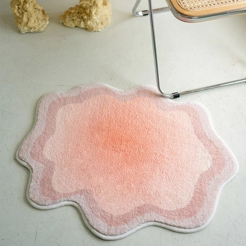 Pastel Blob Irregular Accent Rug