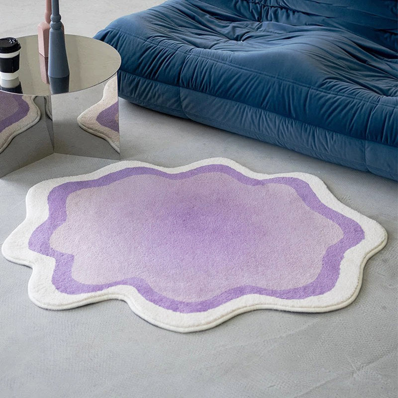 Pastel Blob Irregular Accent Rug