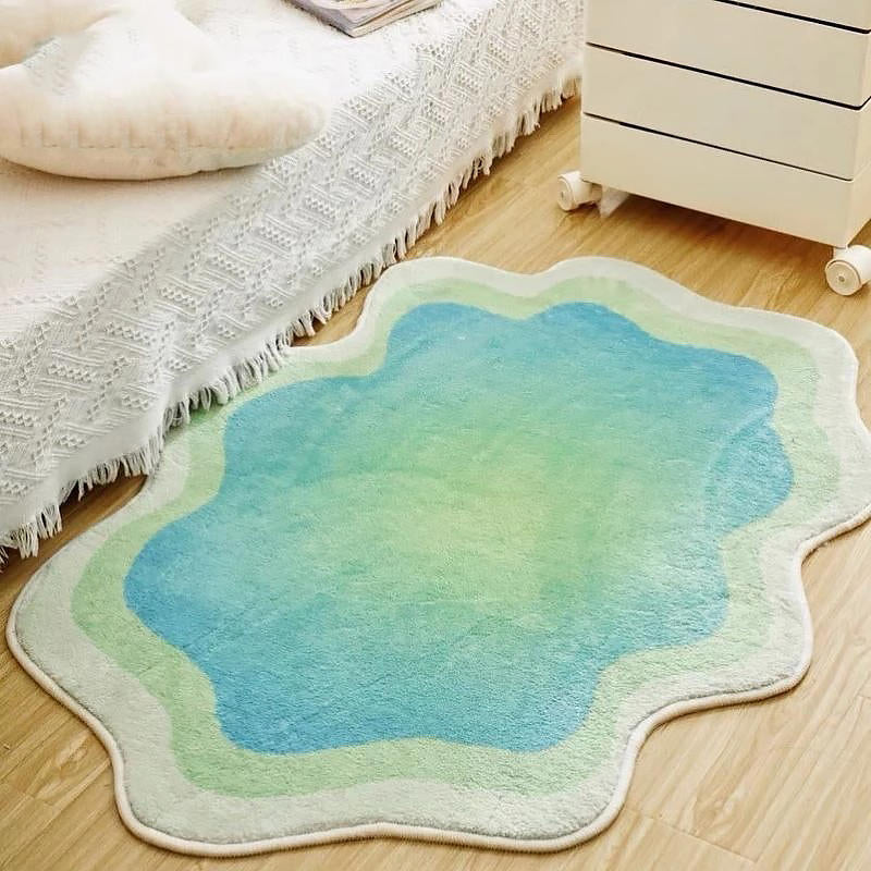 Pastel Blob Irregular Accent Rug