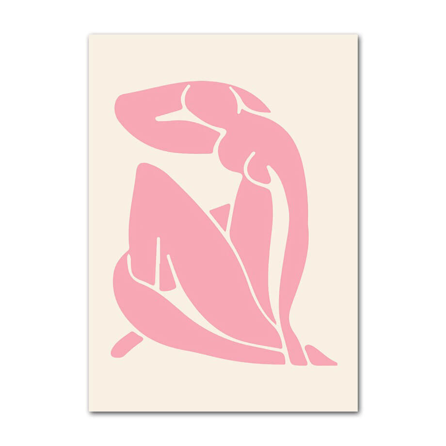 Pastel Pink Gallery Wall Art Canvas Posters