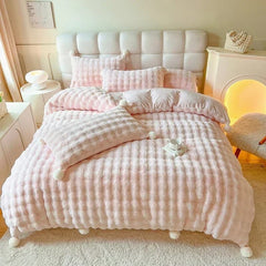 Faux Fur Warm Fluffy Bedding Set