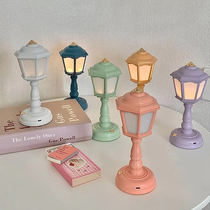 Pastel Mini Retro Street Lamp