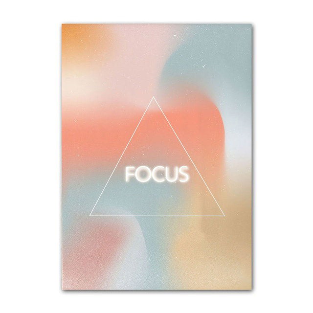 Pastel Beige Gradients Canvas Posters