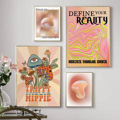 Pastel Beige Gradients Canvas Posters