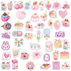 Pink Pixeled Sticker Pack