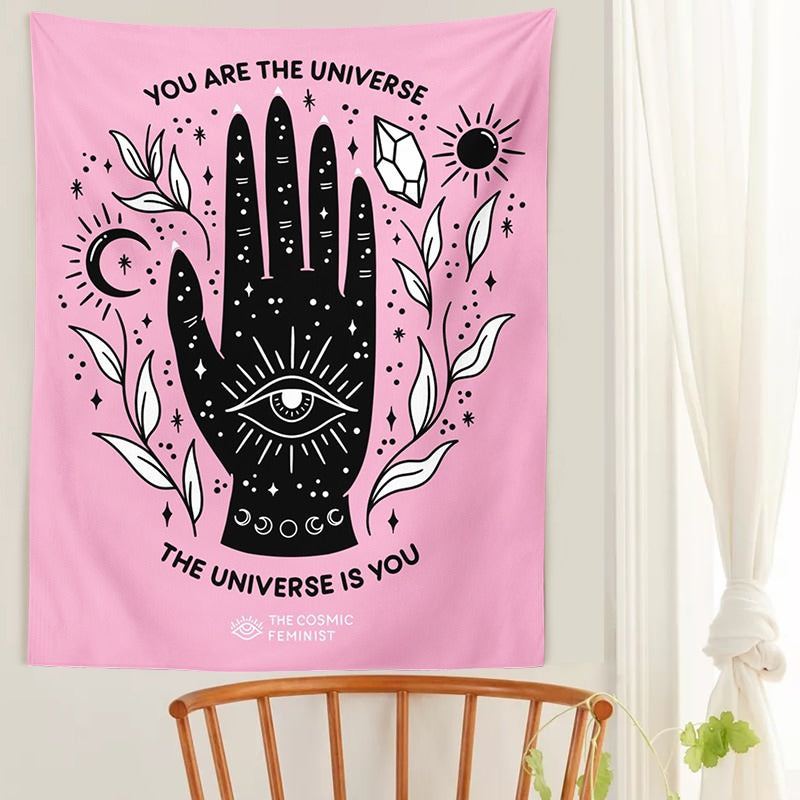 Magic Hand Pink Tapestry