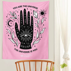 Magic Hand Pink Tapestry