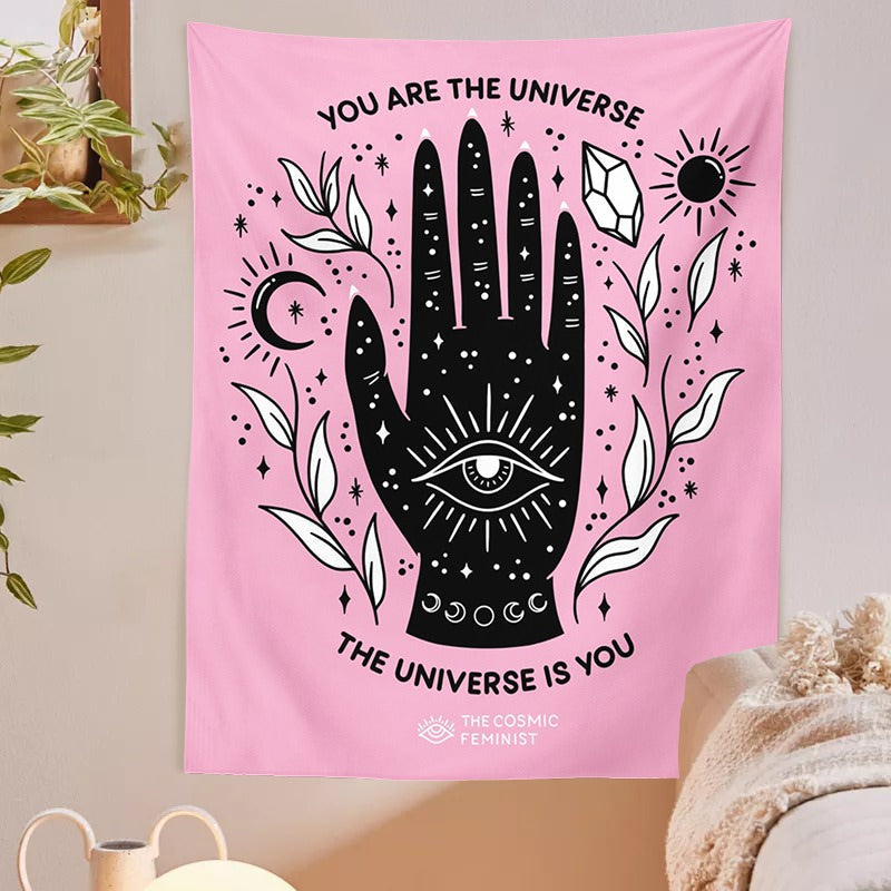 Magic Hand Pink Tapestry