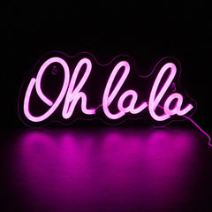 Oh La La LED Wall Neon Sign